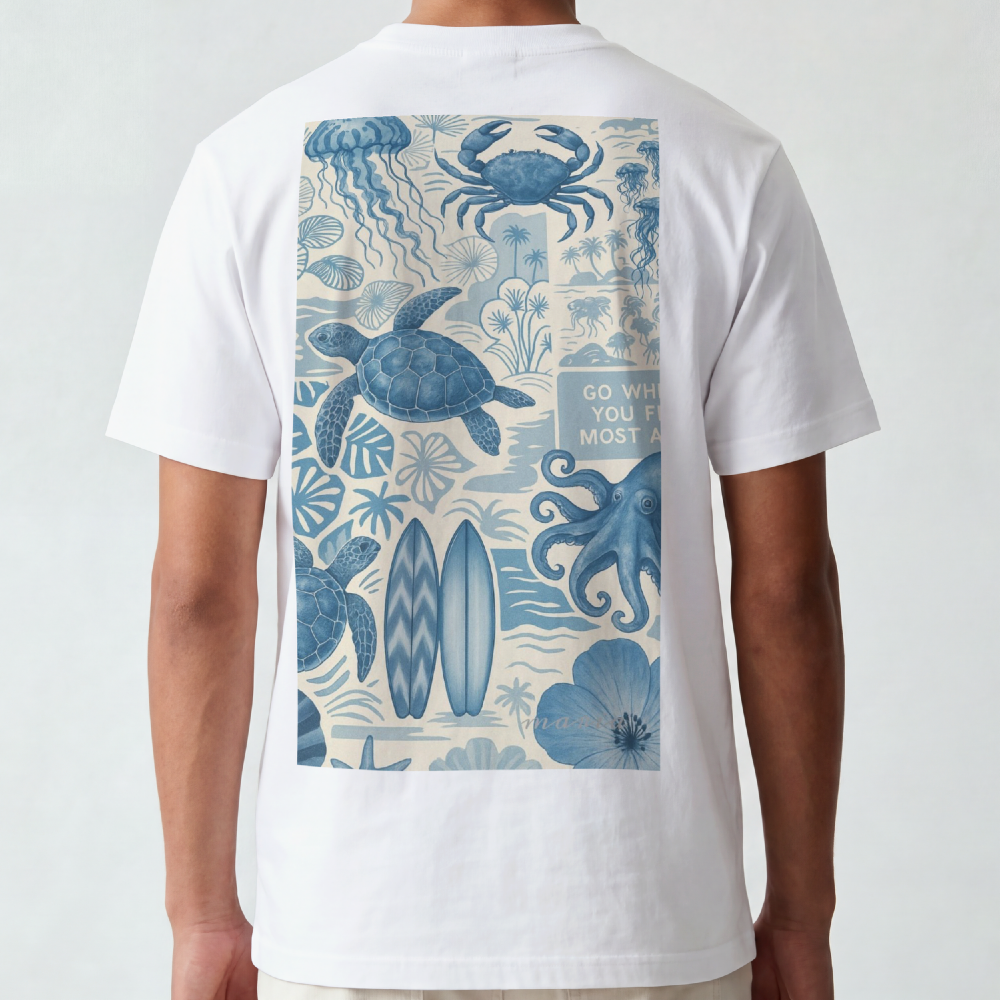 Sea Oversized T-Shirt
