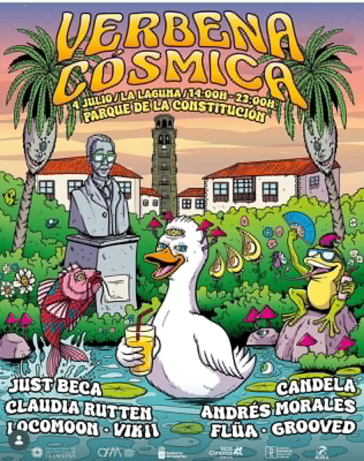 Poster Verbena Cósmica 4 Jul