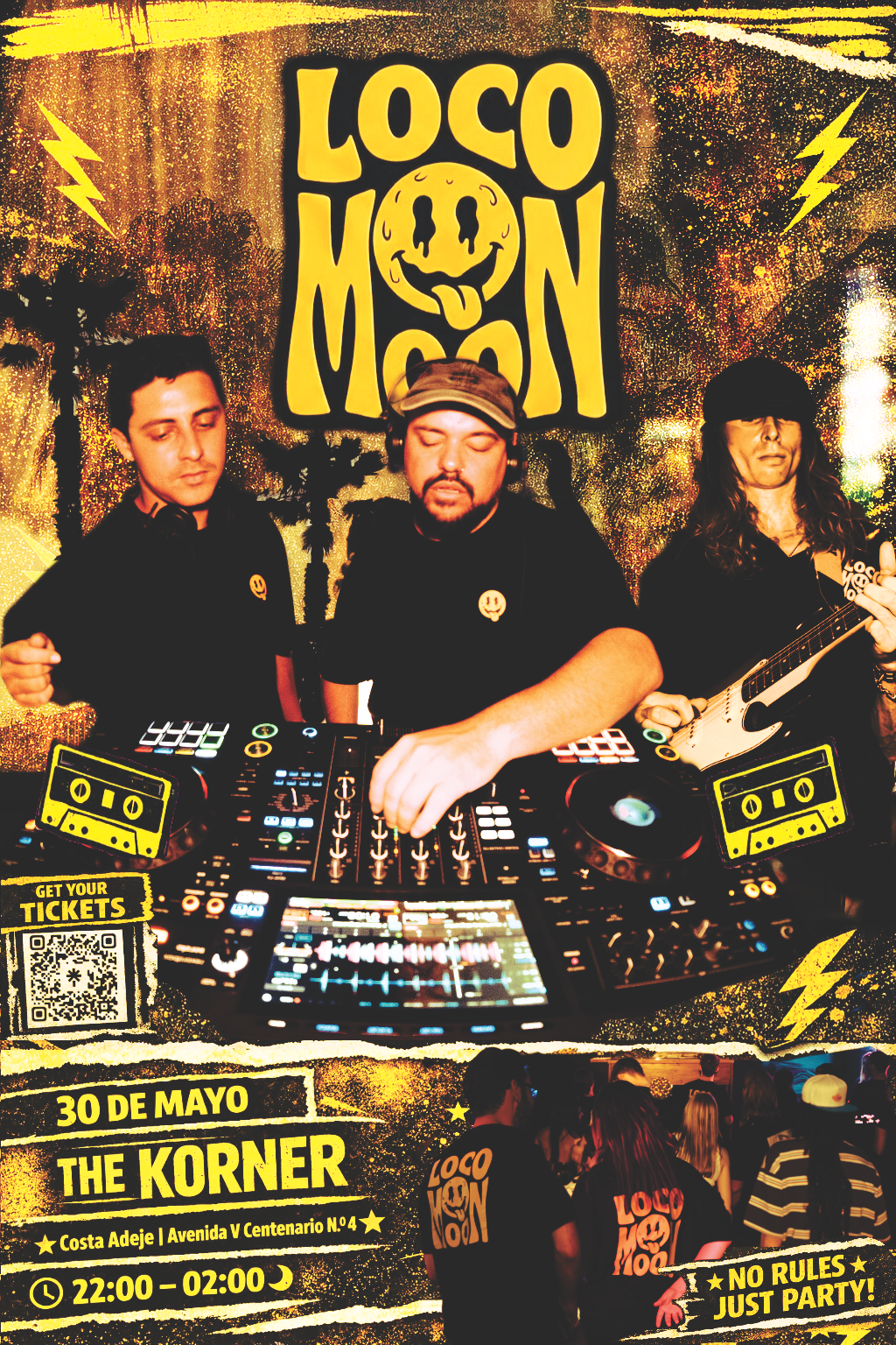 Poster LocoMoon The Korner 30 May