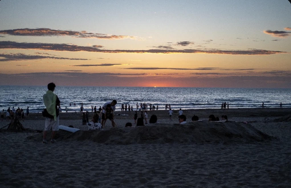 Shimohama Beach Sunset