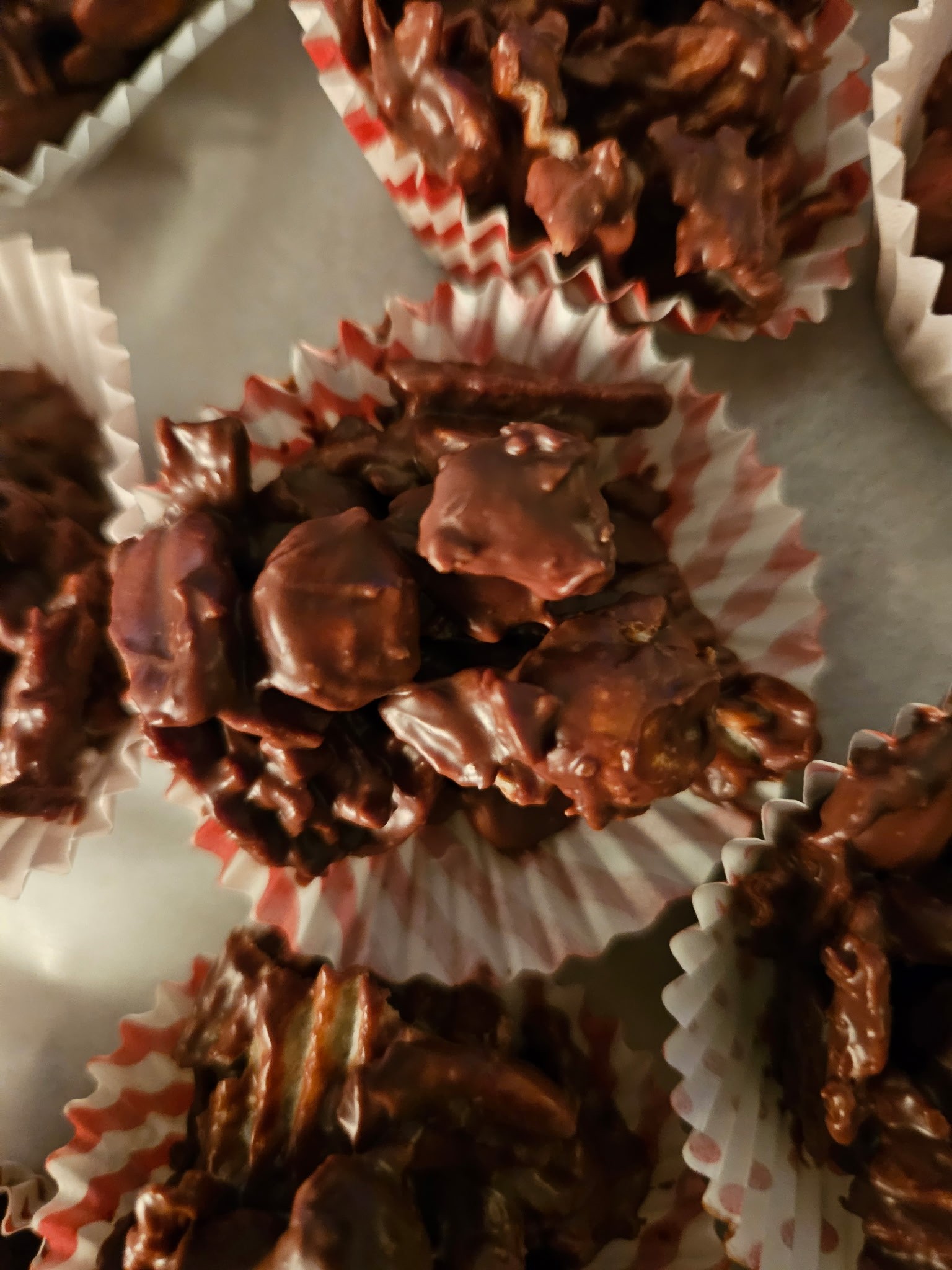 Sweet & Salty Clusters recipe by Heather at BlingKitchen — No-Bake Treats