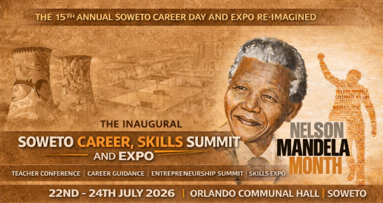 The 15th Soweto Careers & Skills Summit Expo 2026 — 22 July Banner