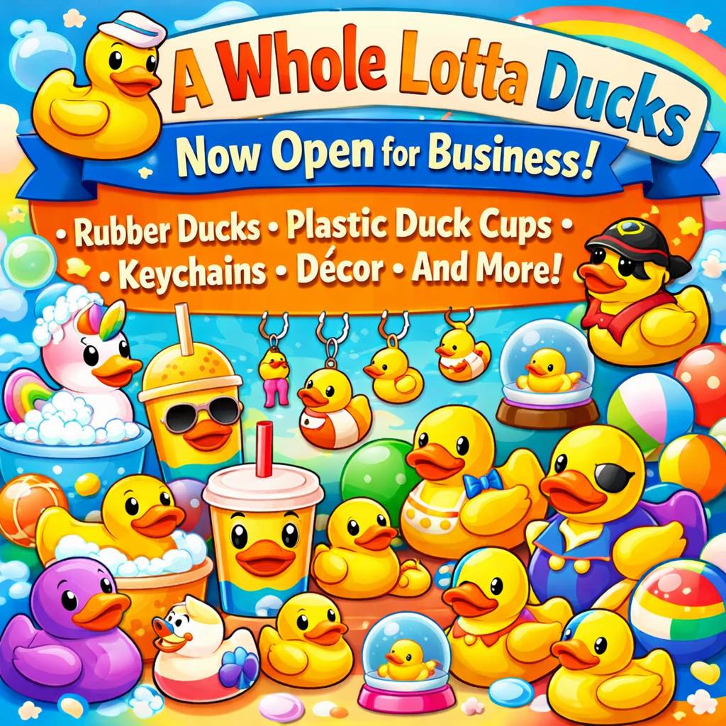 Inside A Whole Lotta Ducks store