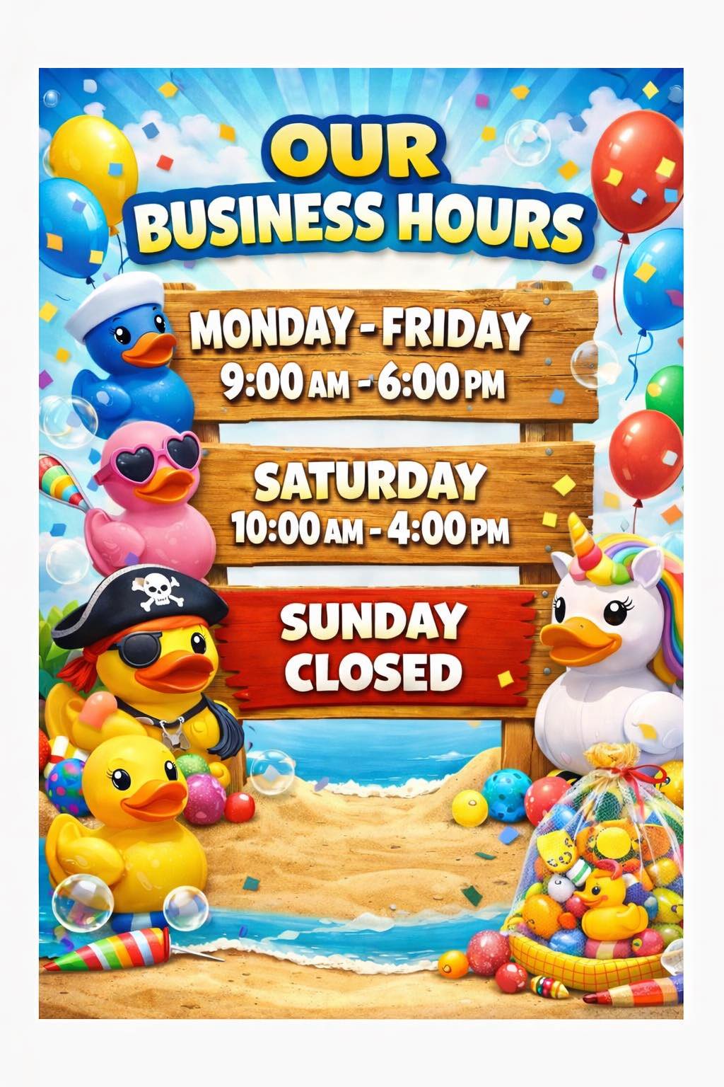 Our duck store storefront