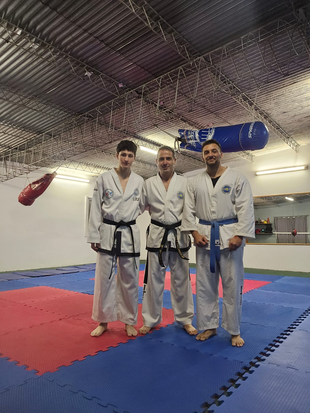Práctica de formas en el Dojang