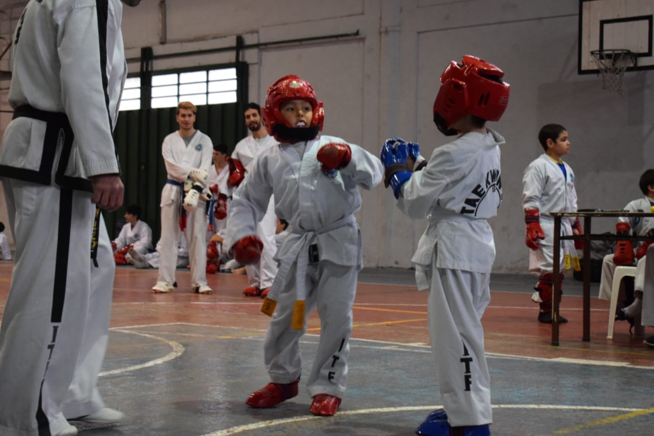 Alumnos en el Dojang