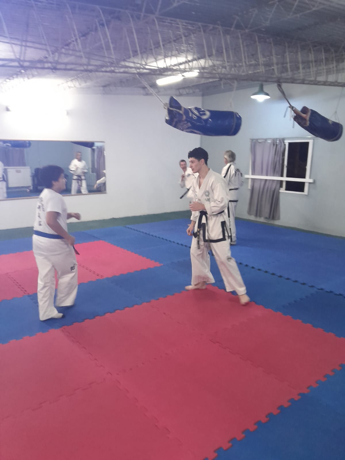 Práctica en el Dojang