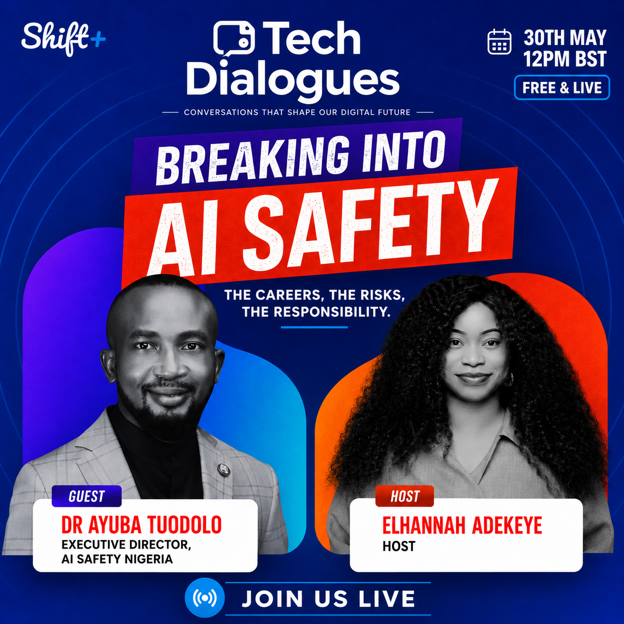 Breaking Into AI Safety - Event Flyer