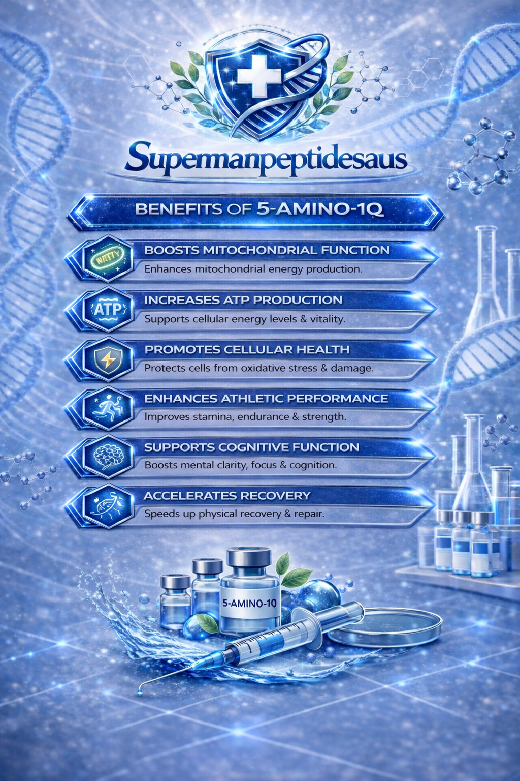 5-Amino-1Q peptide cheat sheet — benefits and usage guide