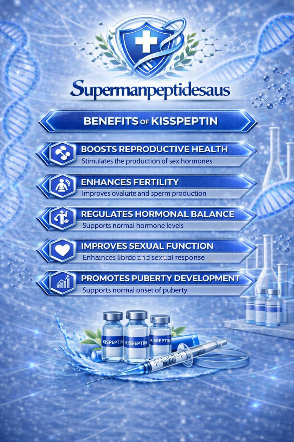 Kisspeptin peptide cheat sheet — benefits and usage guide
