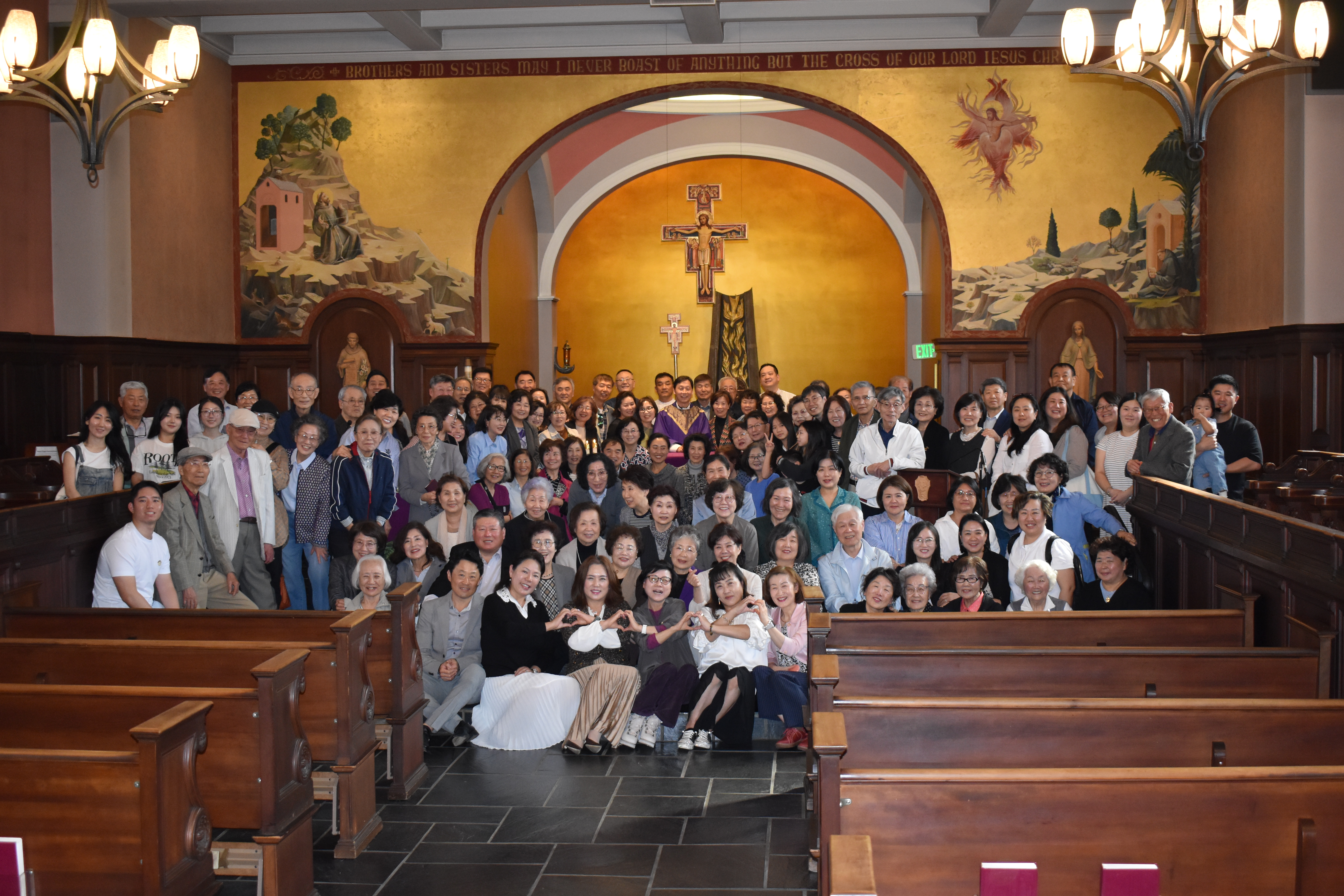 예비신자들과 성지순례