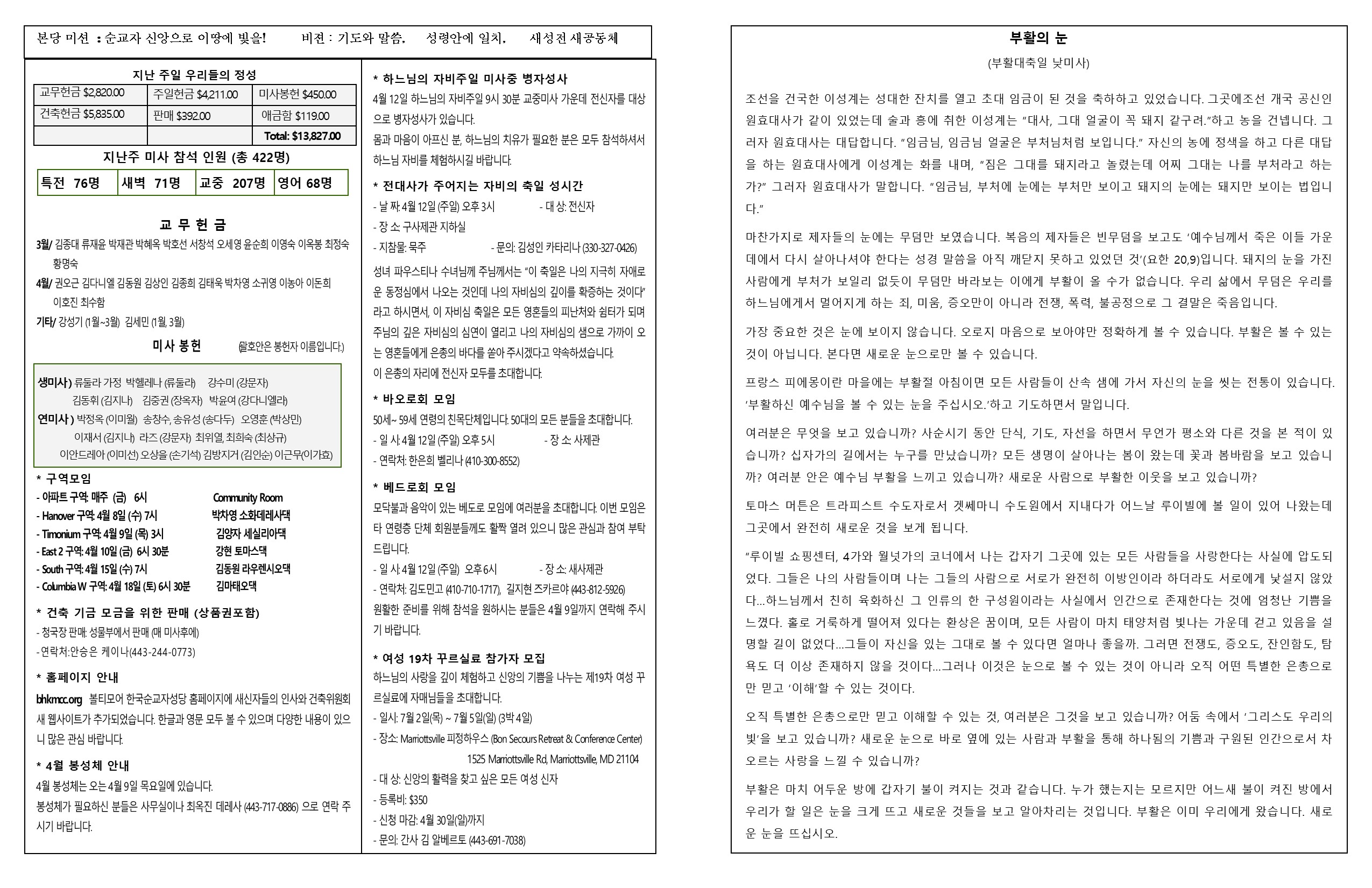 4월 5일 부활대축일 - 2