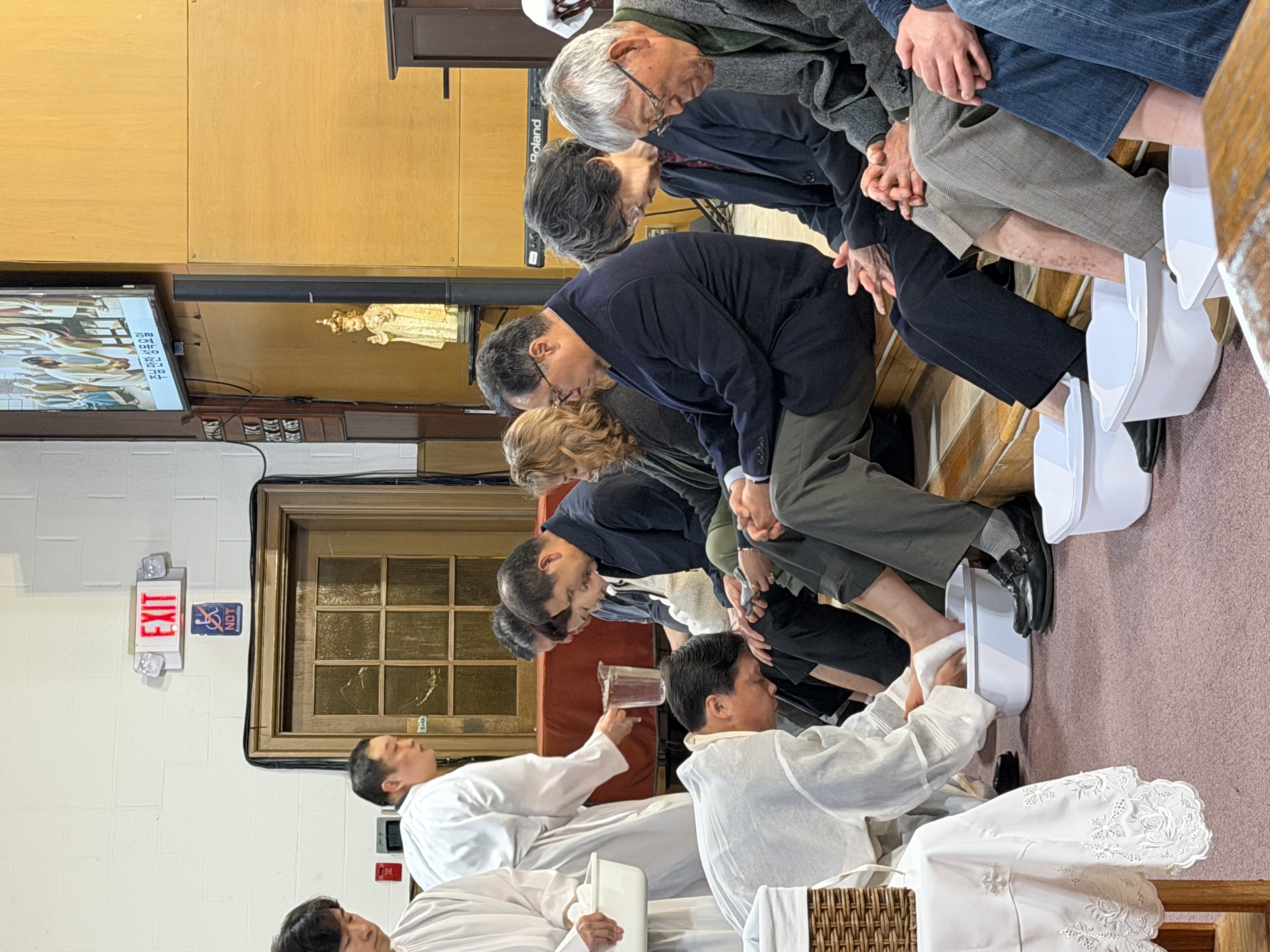 주님만찬 성목요일 세족례