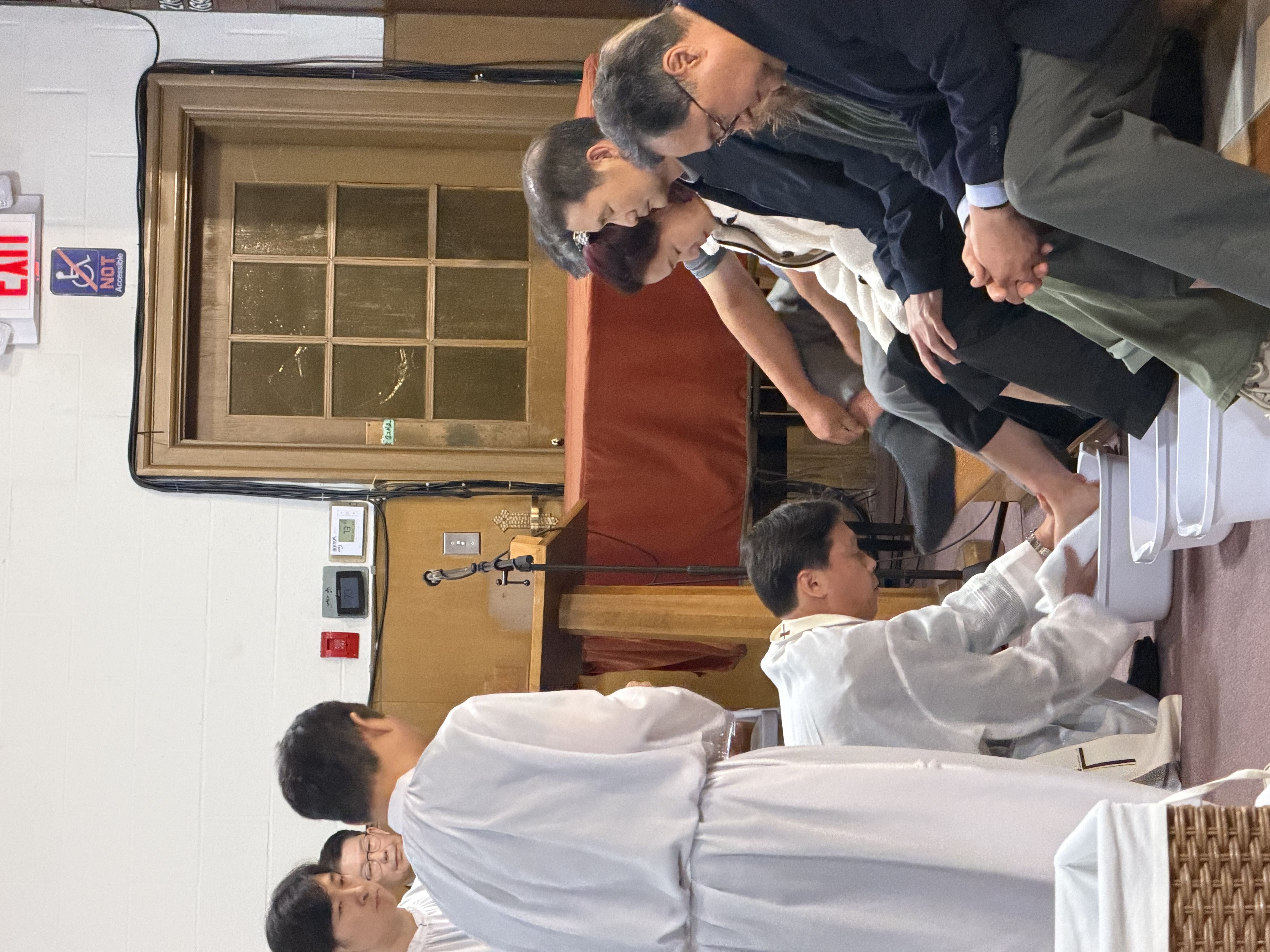 주님만찬 성목요일 세족례