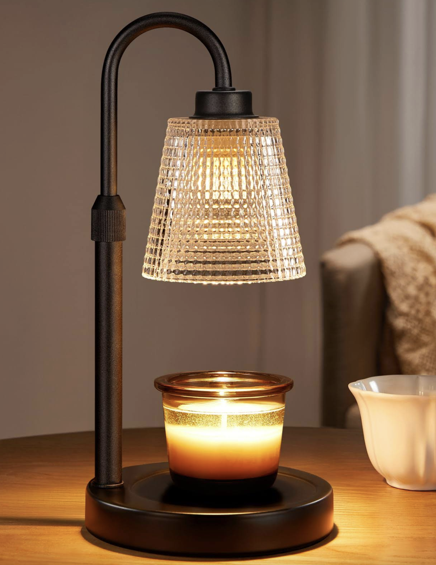 Innqoo Candle Warmer Lamp with Timer – Dimmable, Height Adjustable
