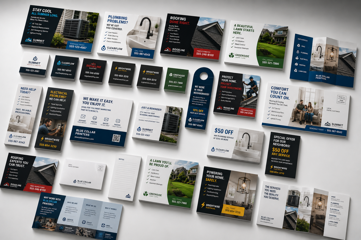 Professional Print Marketing for Blue Collar Businesses