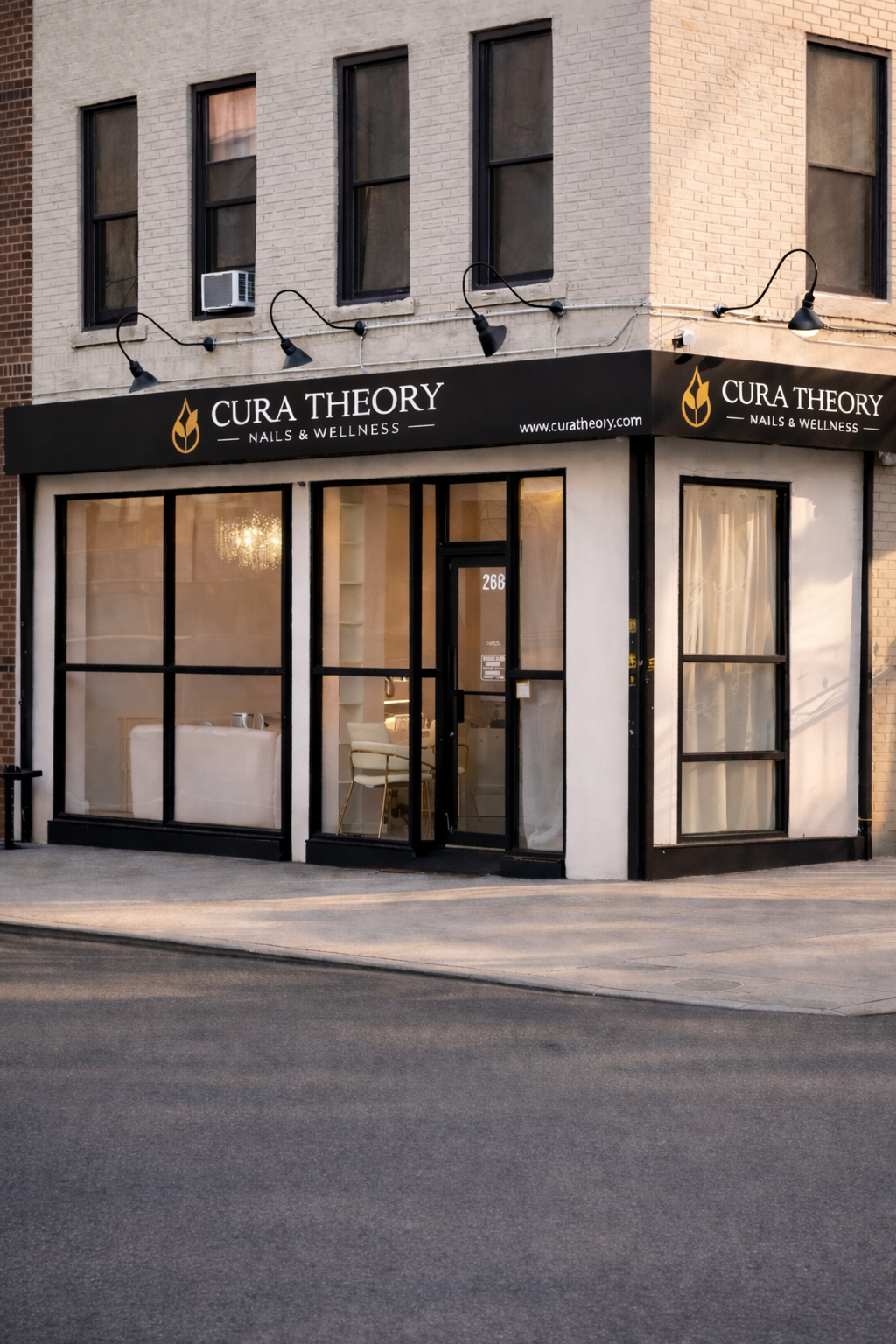 Cura Theory Nails & Wellness studio exterior on Grand Street New York