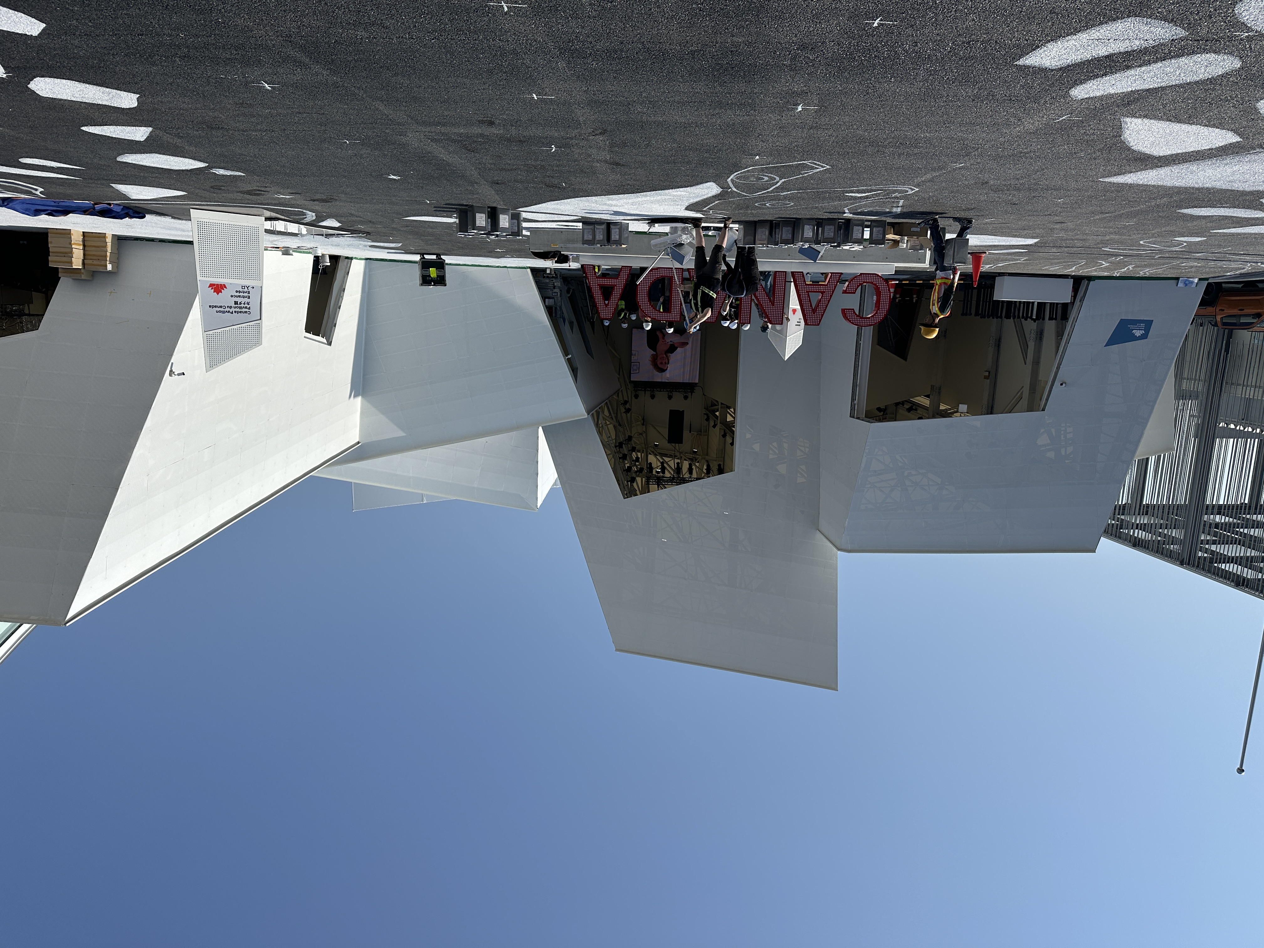 Collaboration with JKFL (Montreal, Canada). Signage Implementation for the Canada Pavilion at Expo 2025 Osaka — bridging international design vision with on-the-ground execution in Japan.