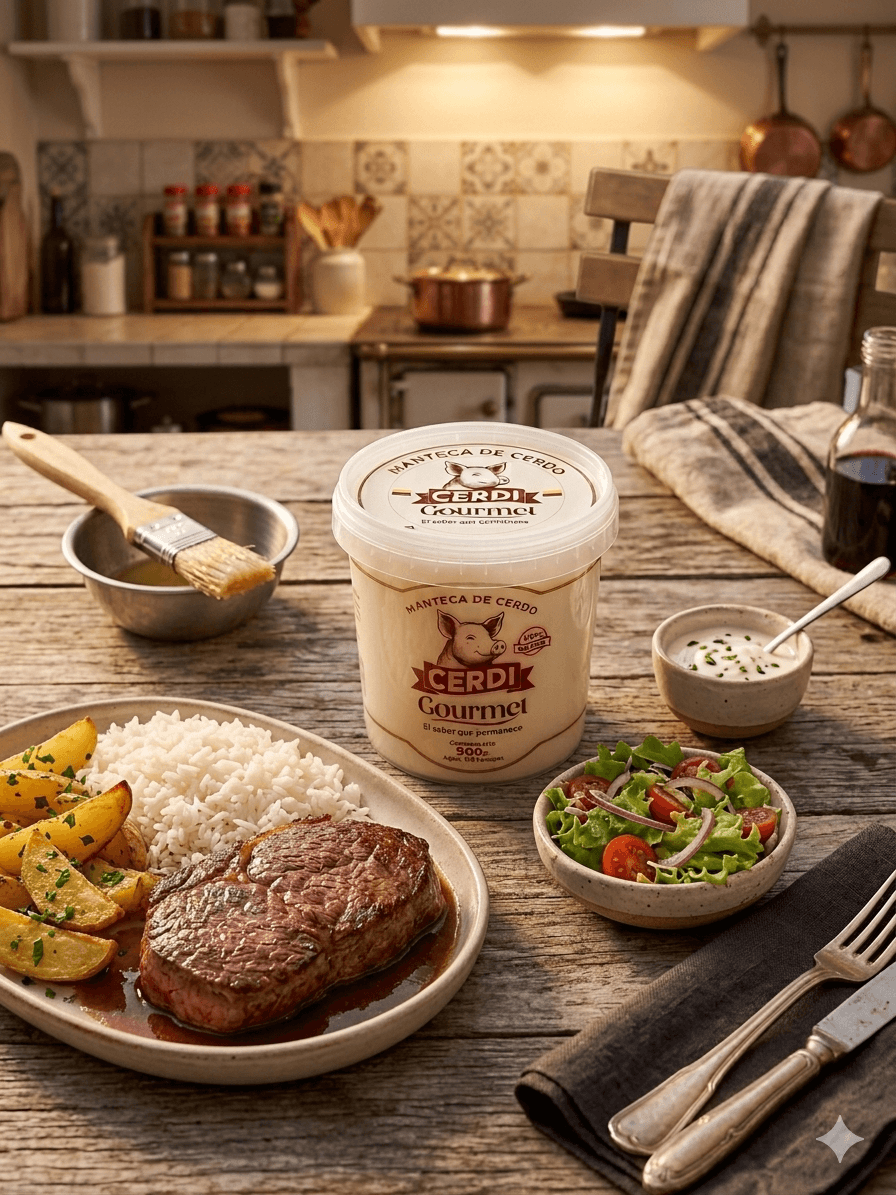 Manteca Cerdi Gourmet 900g InterAgro del Caribe