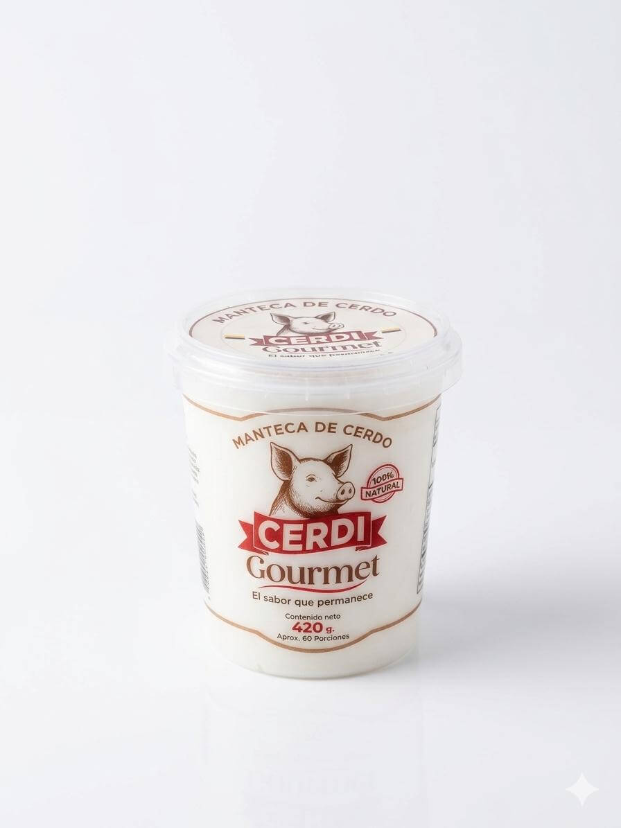 Manteca Cerdi Gourmet 420g InterAgro del Caribe artesanal
