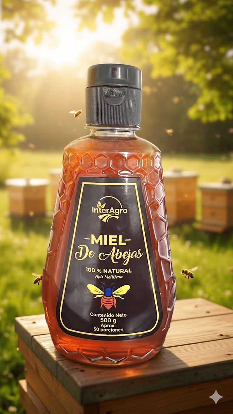 Miel Natural 500g InterAgro del Caribe Sincelejo Sucre