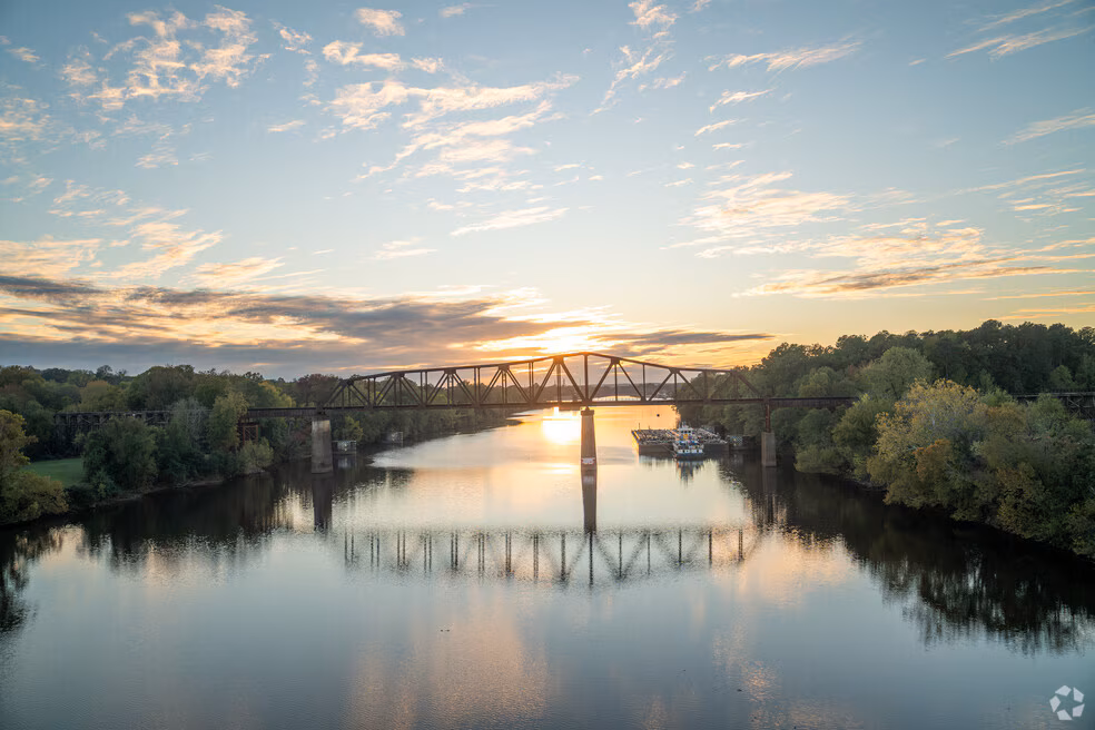 Beautiful Black Warrior River scenery in Northport Alabama near Terry Insurance Group