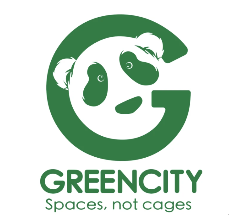 Greencity Logo Exploration: Fish direction, "G" letterform with animal-inspired organic motifs