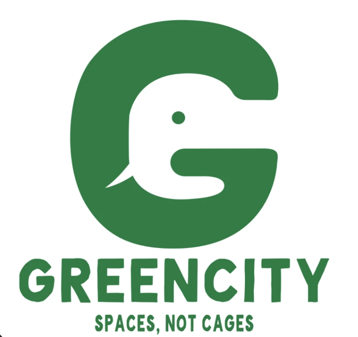 Greencity Logo Exploration: Hawk direction, "G" letterform with animal-inspired organic motifs