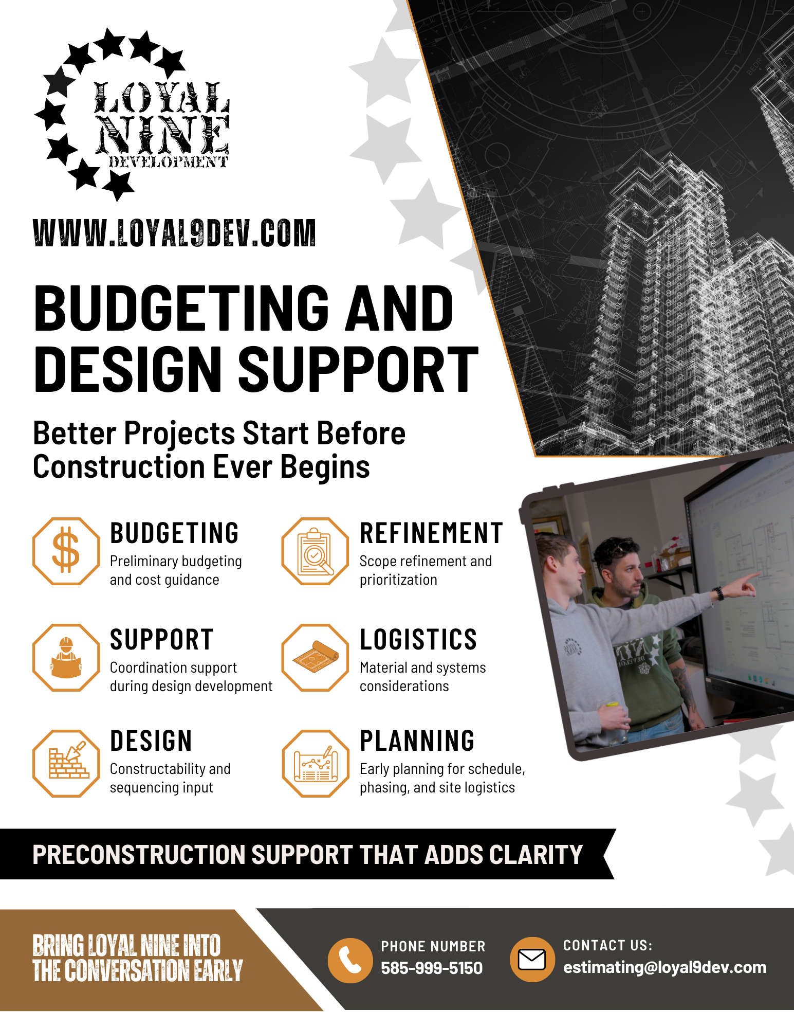 Budgeting & Design Support