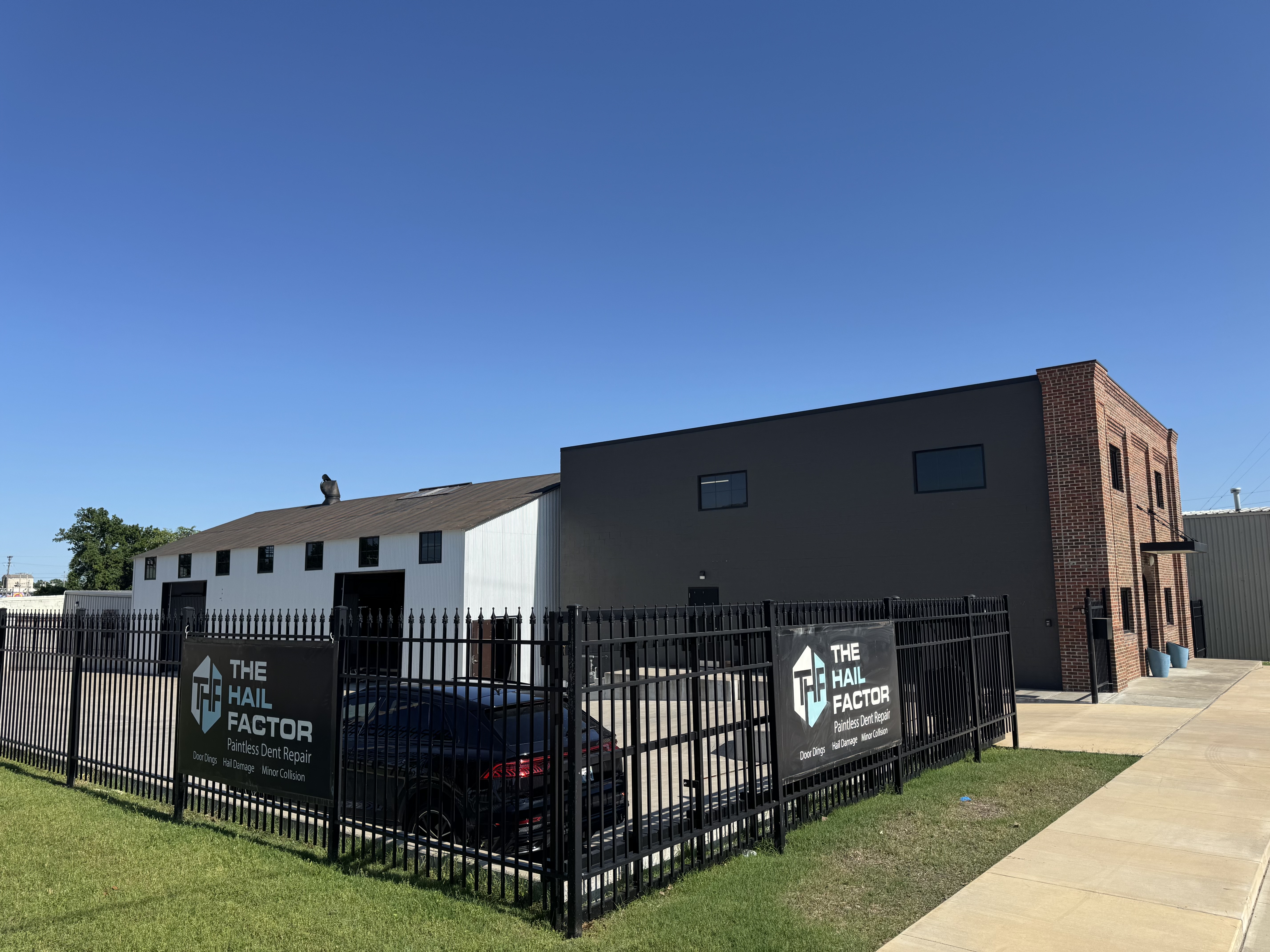 Hail damaged vehicles before paintless dent repair