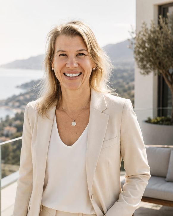 Katariina Salmelin, luxury property advisor in Marbella and Costa del Sol, with over 20 years of real estate expertise serving international clients
