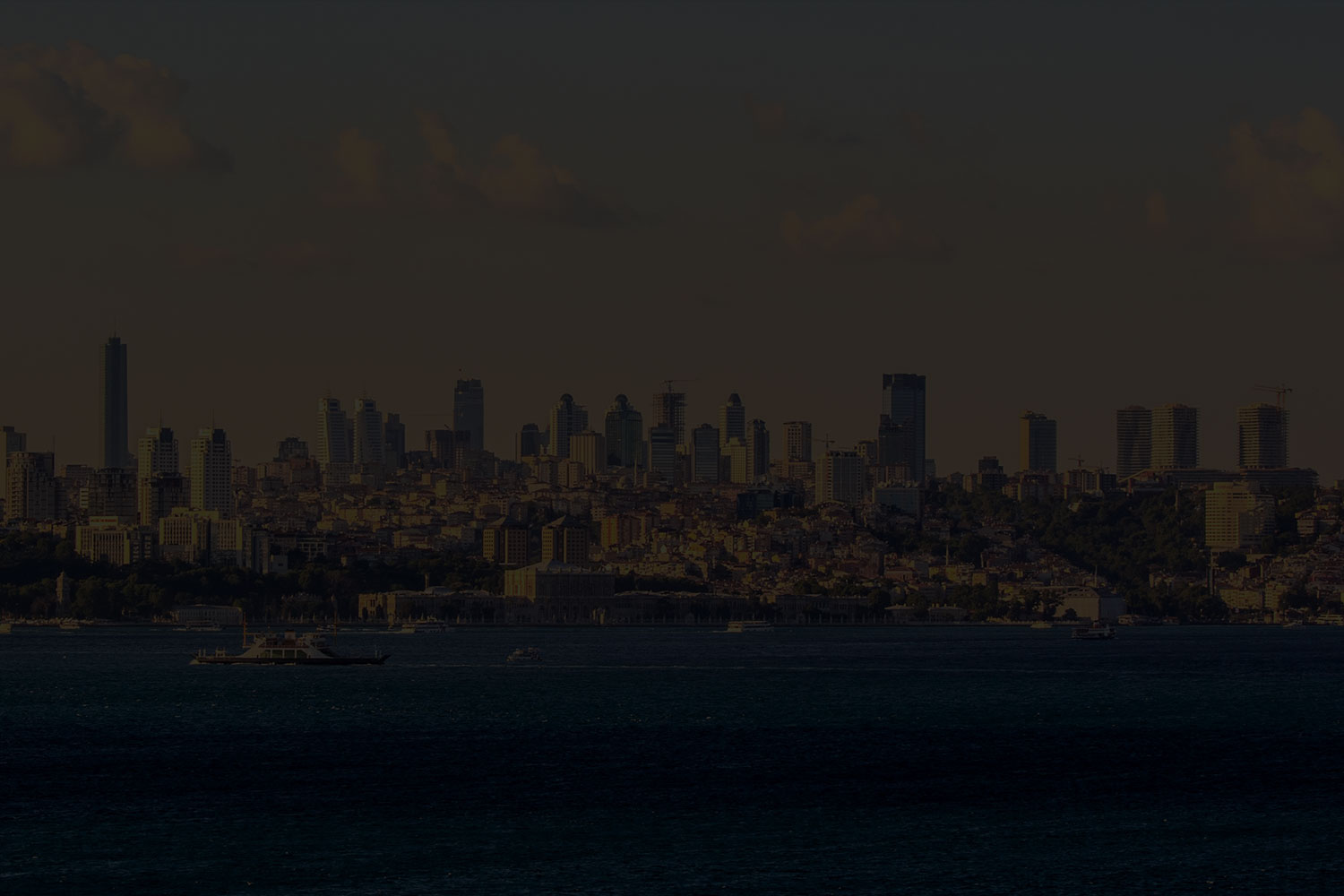 Istanbul Bosphorus skyline