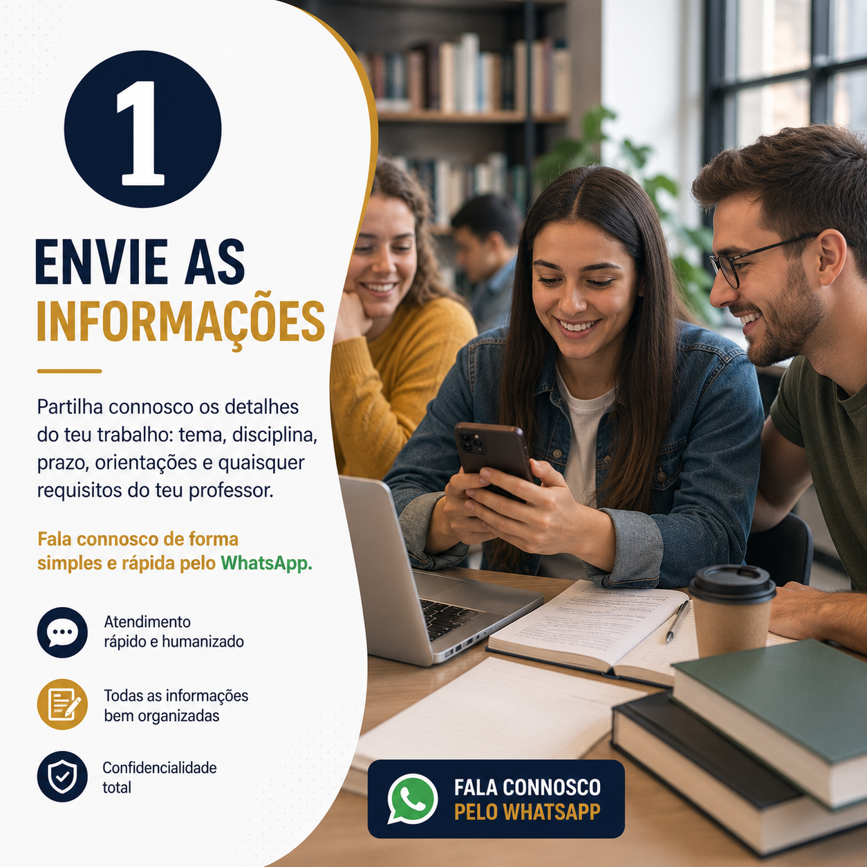 Passo 01: Envie o Enunciado