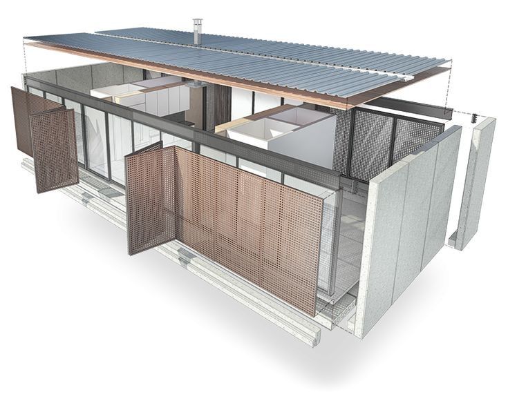 Módulo Híbrido — Detalhe Estrutural