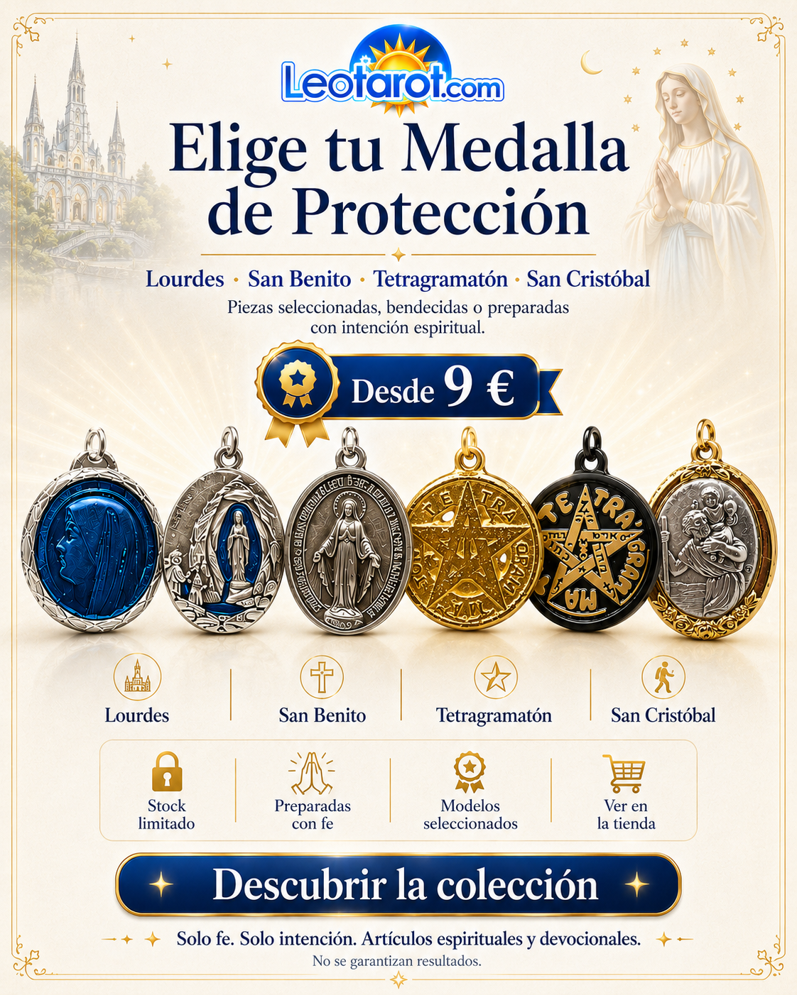 Ritualización personalizada de medalla espiritual