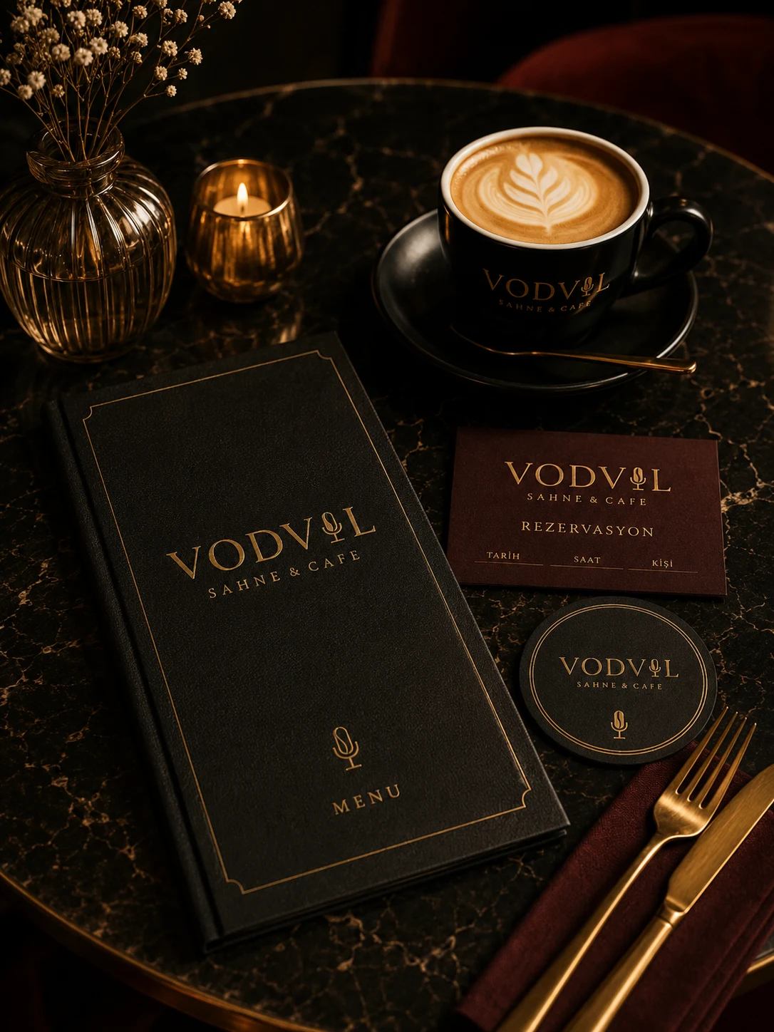 Vodvil Sahne & Cafe projesi uygulama örneği 3