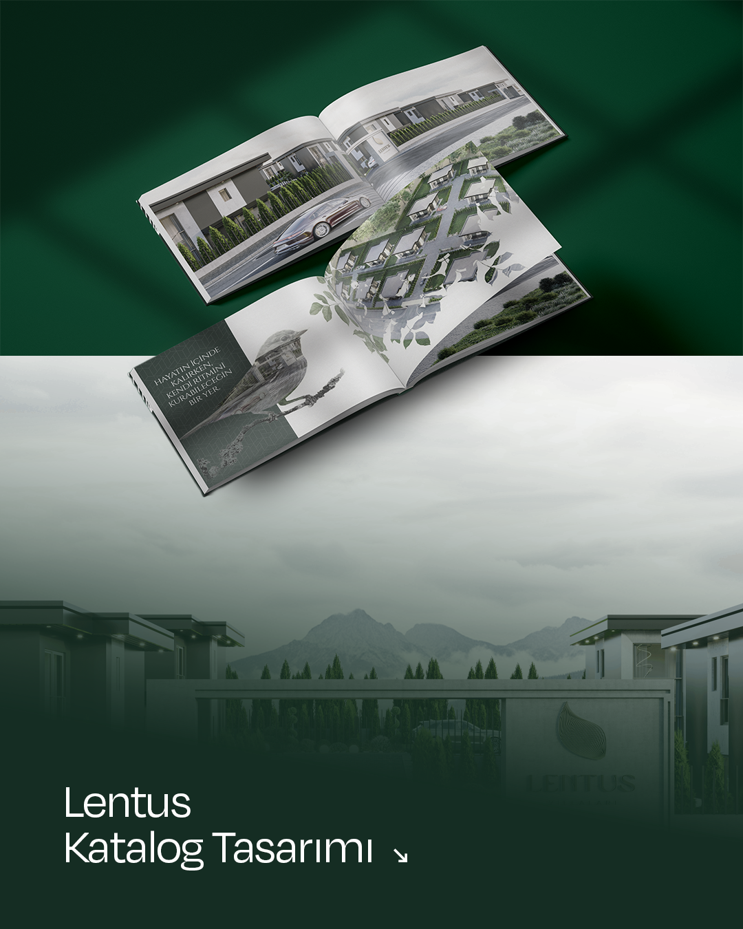 Lentus Villaları Katalog Tasarımı 1