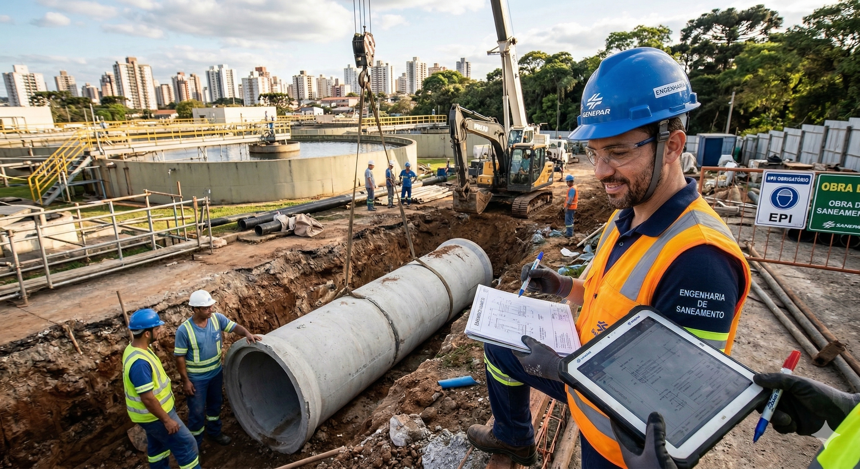 Projeto de infraestrutura urbana