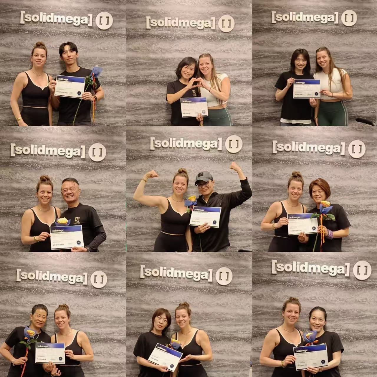 台灣超模機 SolidMega 首期師資培訓結業合照 第1張|Elite Pilates