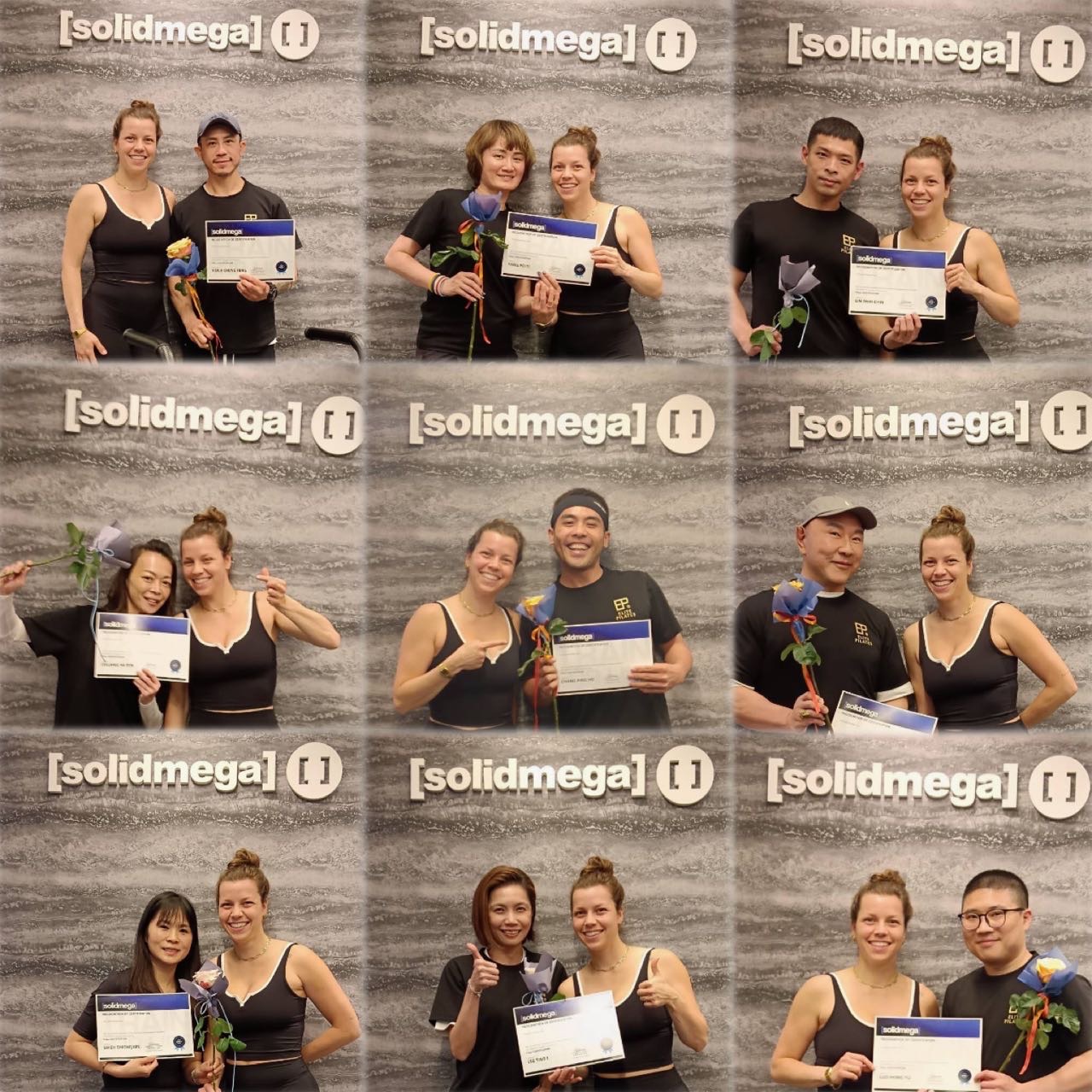 台灣超模機 SolidMega 首期師資培訓結業合照 第2張|Elite Pilates