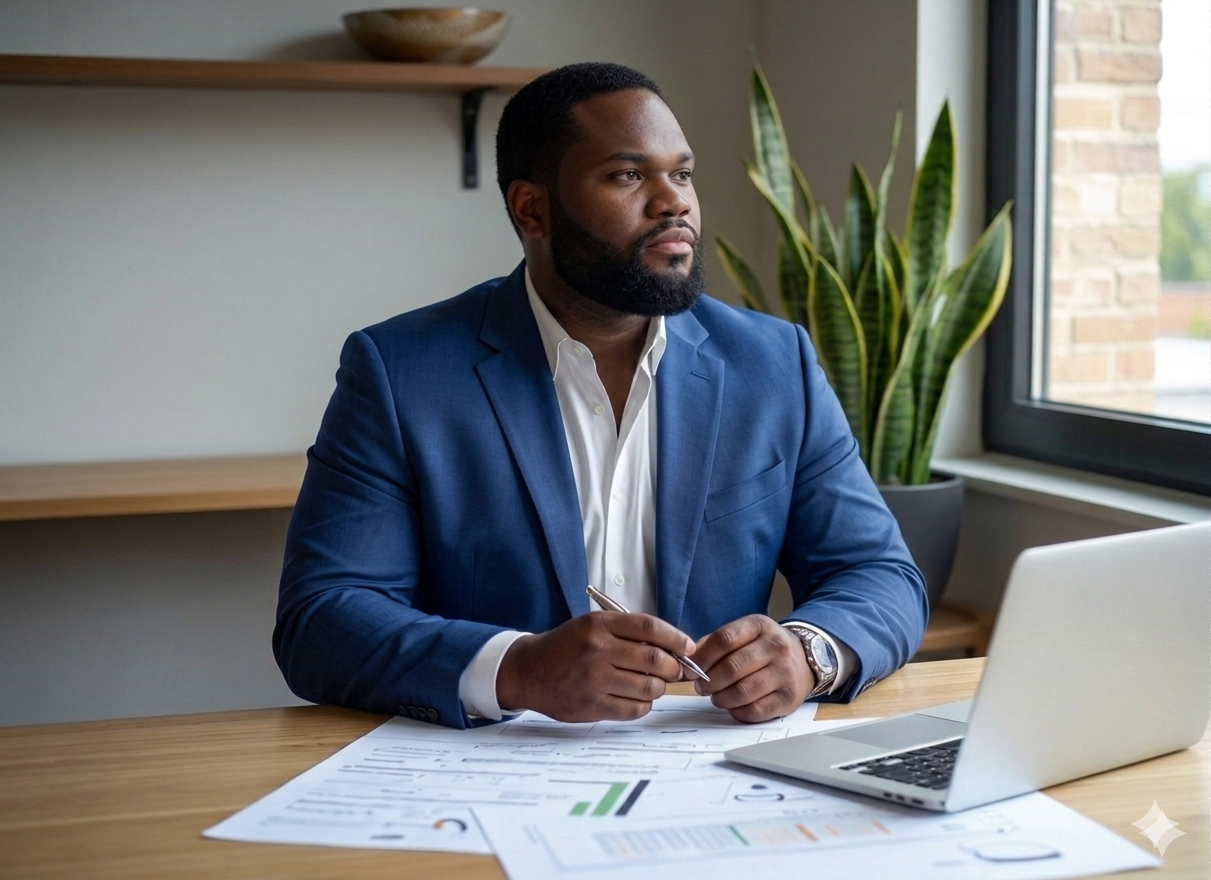 BlueOnyx financial advisor presenting strategy