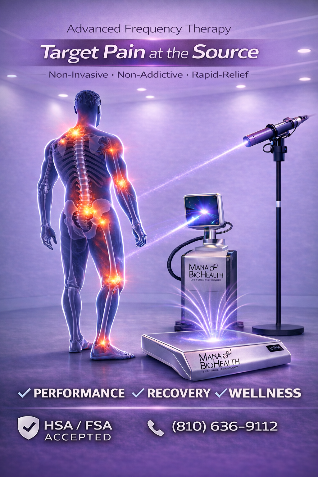 Human biofield energy scan visualization