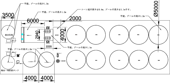 閉鎖循環型養殖システムの構成図
