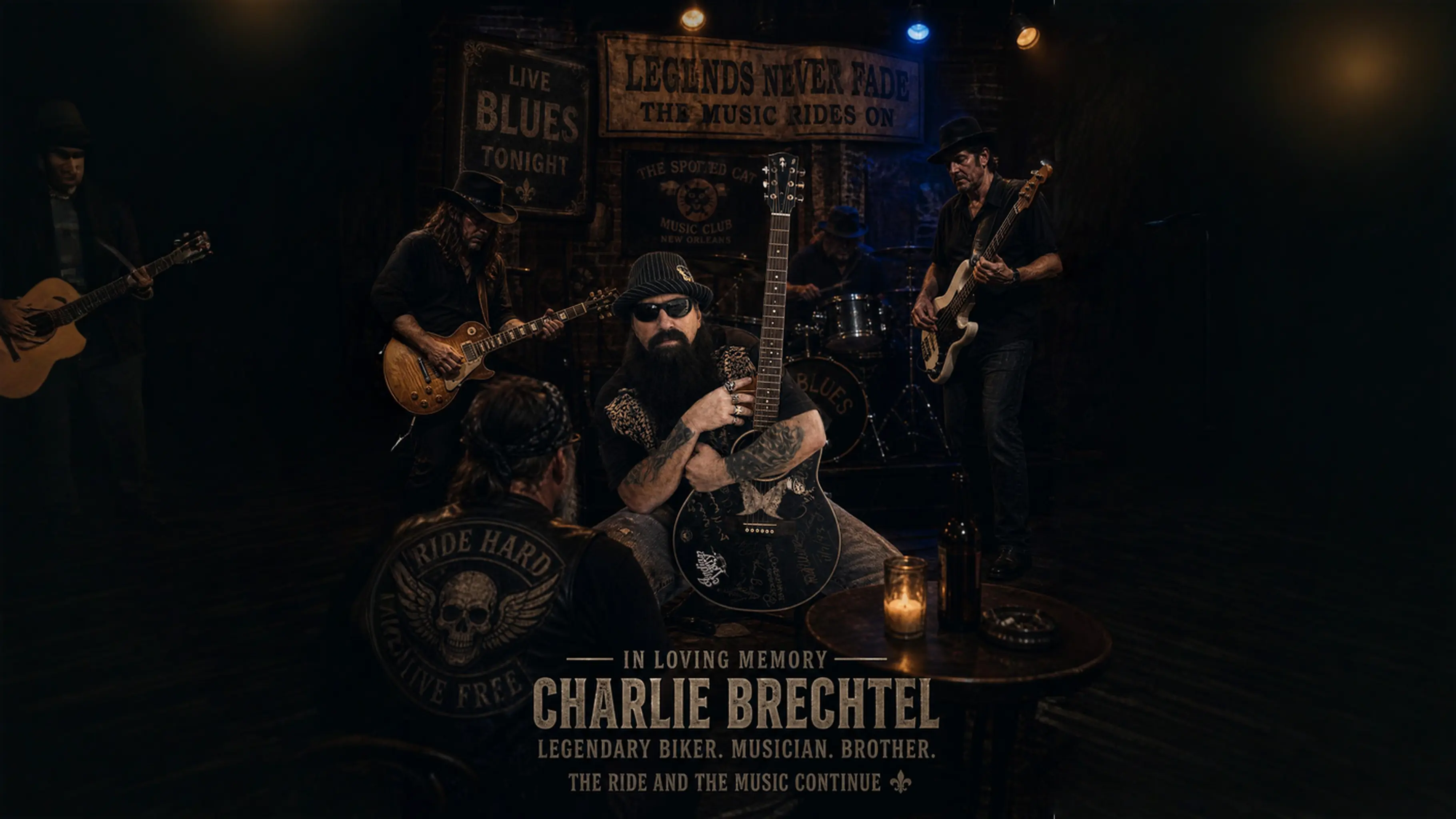 The Charlie Brechtel Band performing live on stage