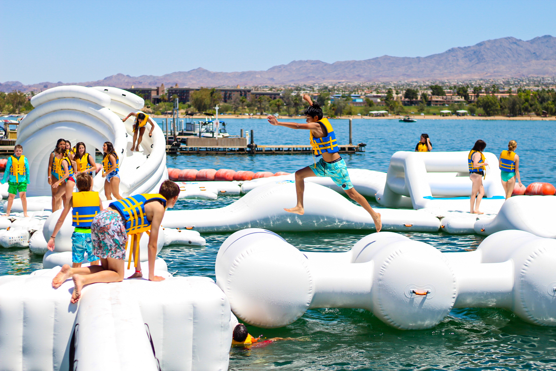 Summer fun at the water park