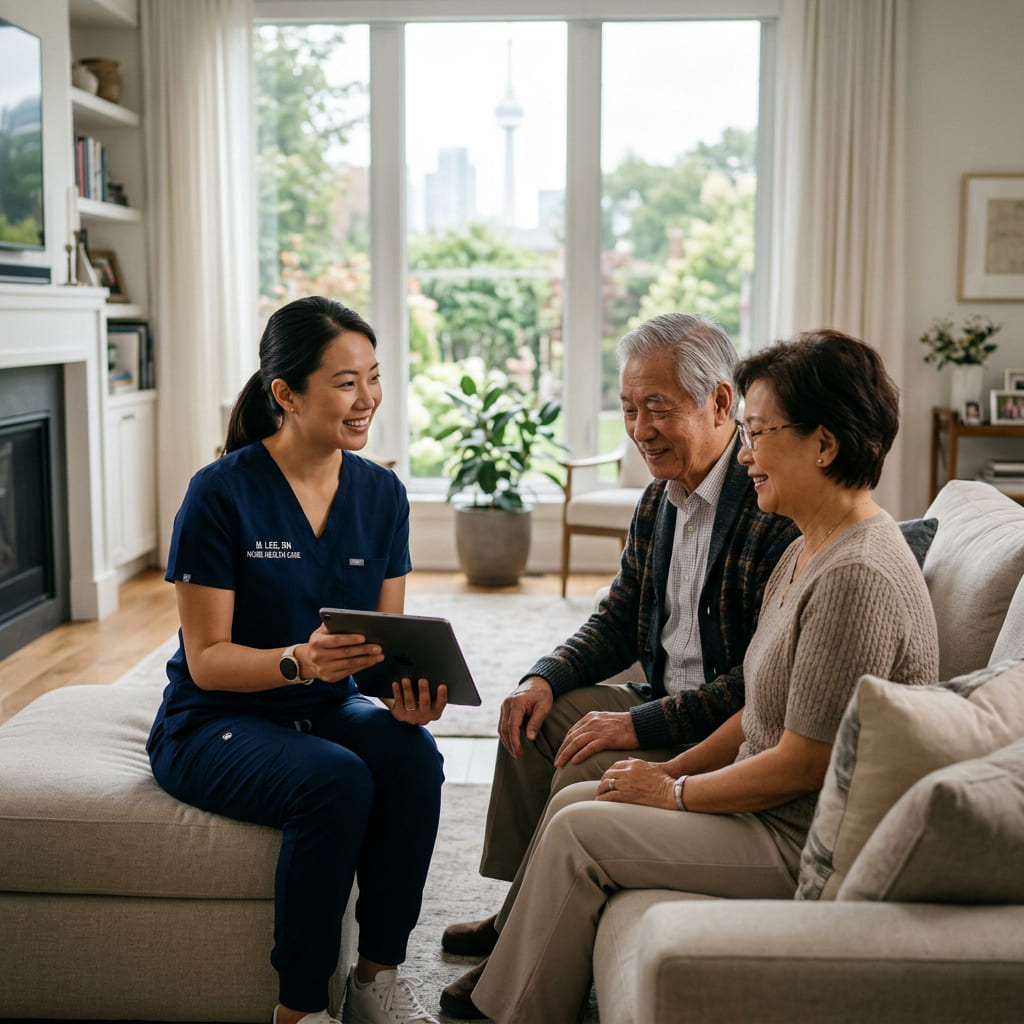 WOXY registered nurse providing home care in the Greater Toronto Area