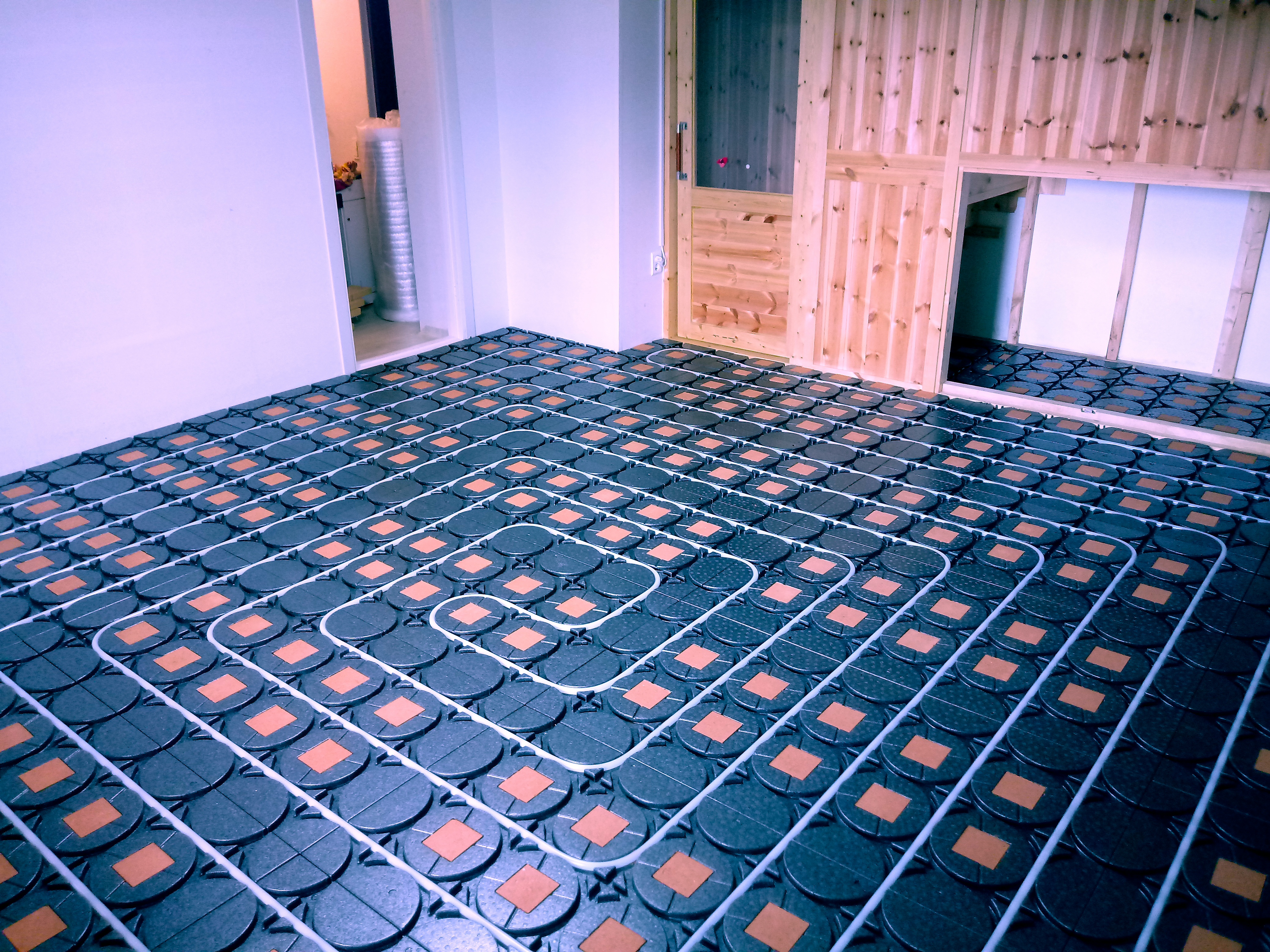 황토축열재 충전