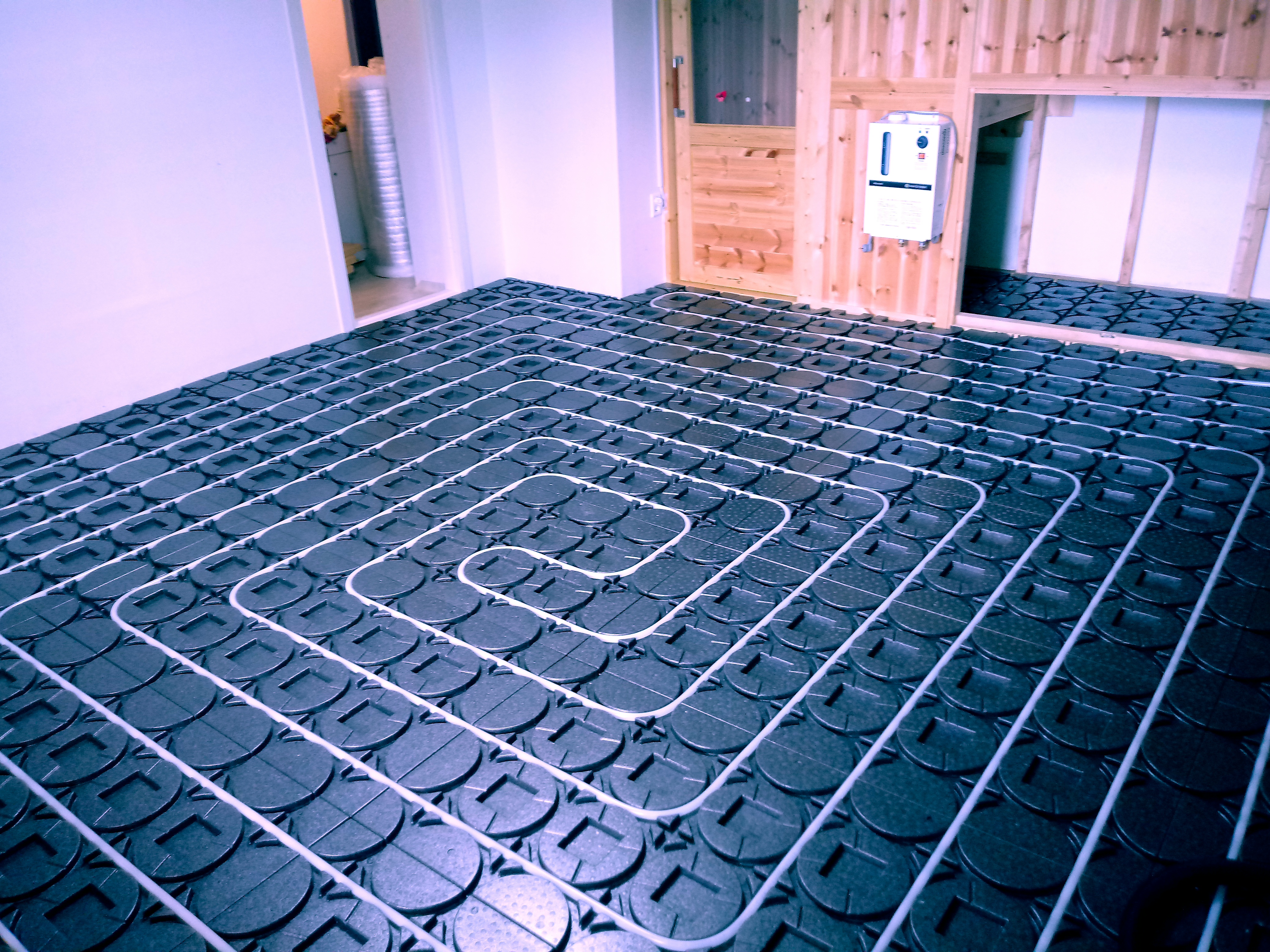 온수파이프 시공