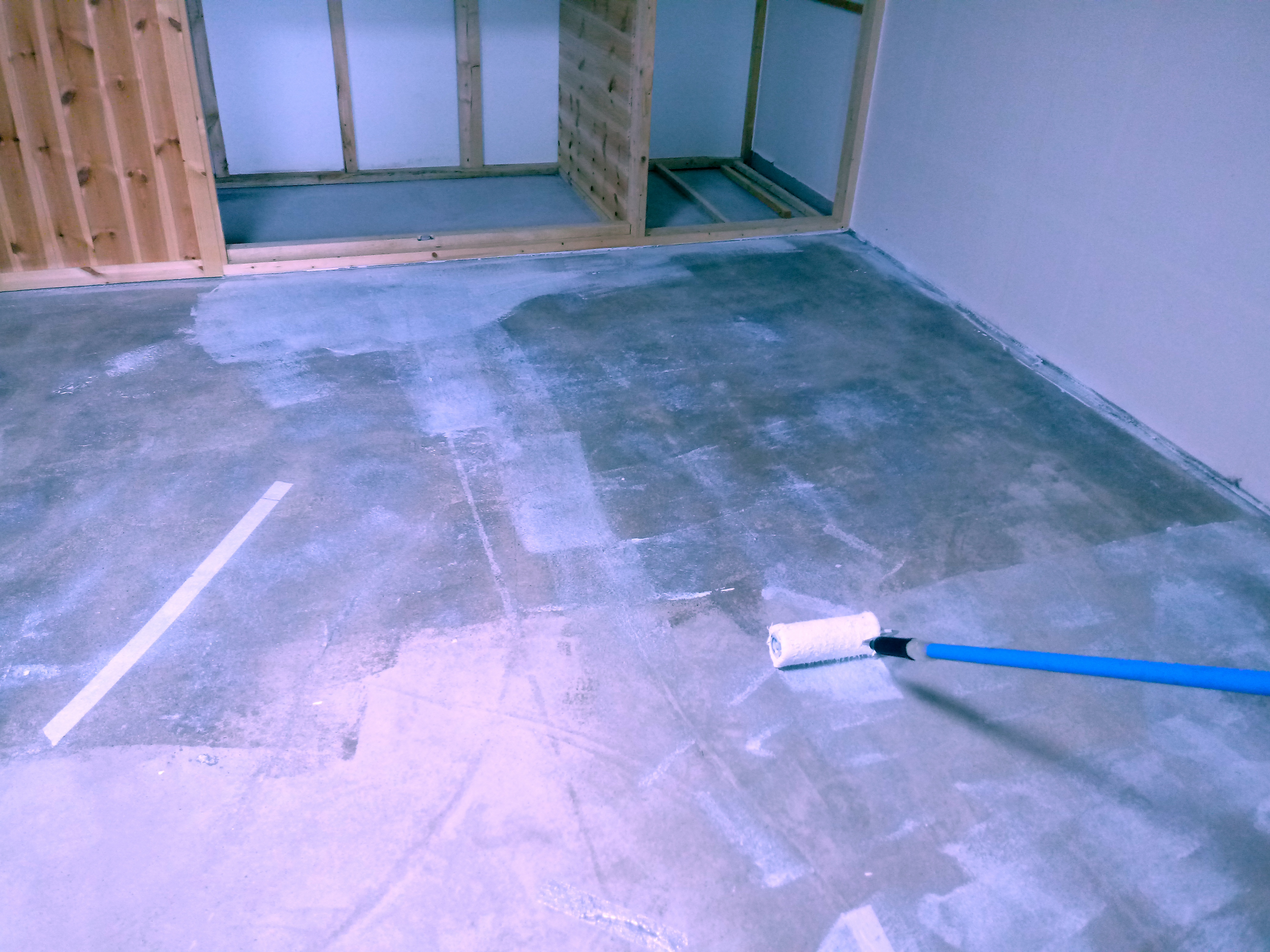 친환경 점착제 도포