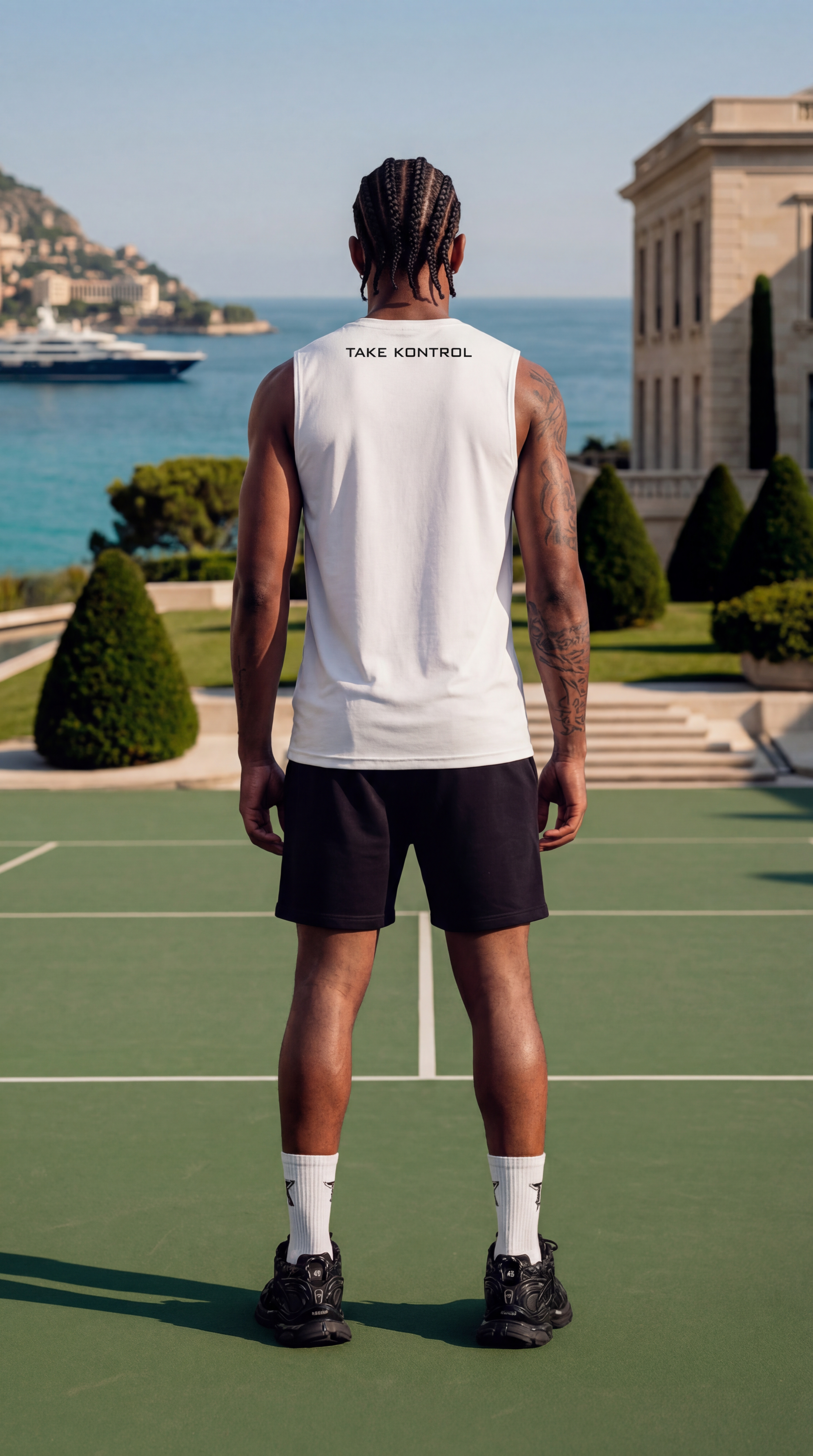 Locked In Tank — White back